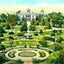 Belmont College, Nashville, TN in 1906 art print