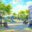 Grand Avenue, Milwaukee, WI in 1905 art print