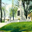 First Defender Monument, Reading PA in 1907 art print