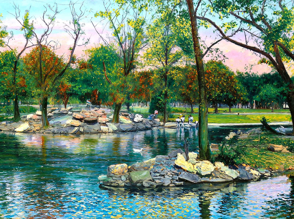 Allegheny Park, Allegheny PA in 1906 art print