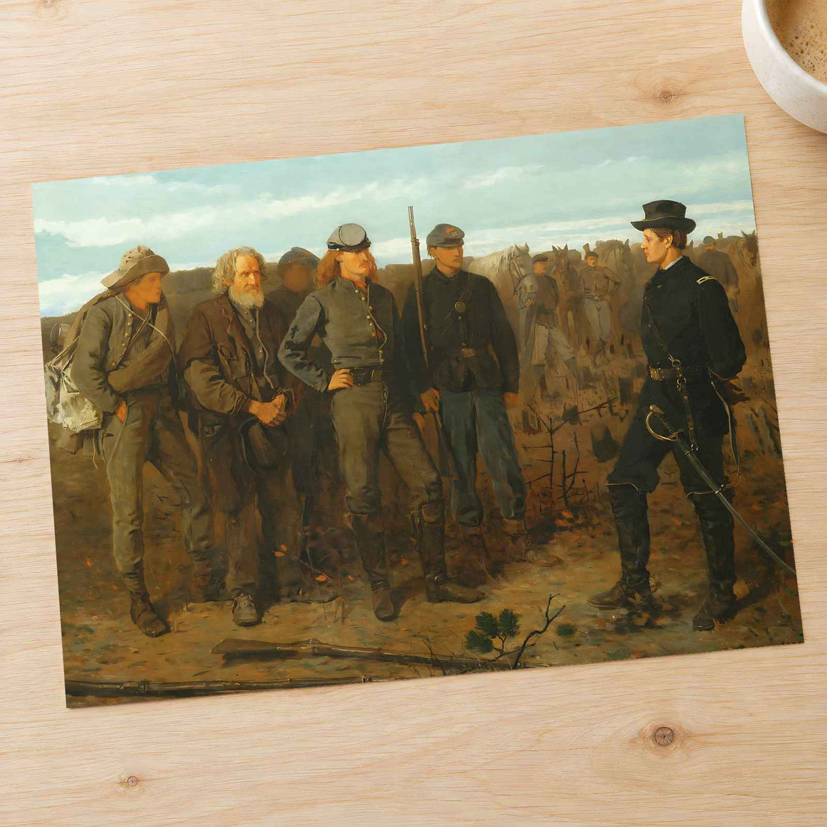 Prisoners from the Front art print by Winslow Homer (1866)