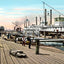 Mississippi River Steamer, New Orleans, LA vintage print