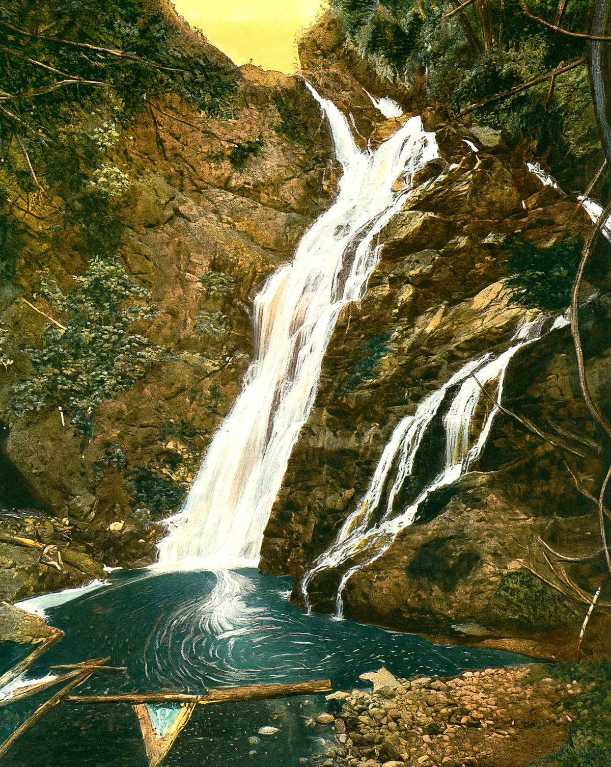 Black River Falls, Superior, WI in 1906 vintage print