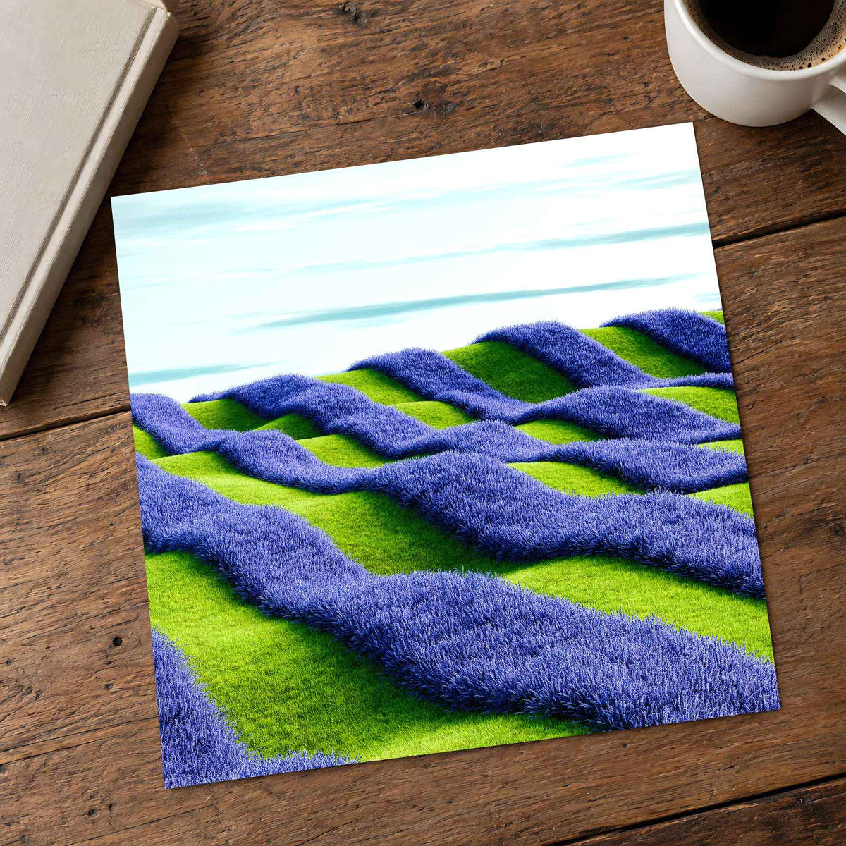 Lavendar Fields by Alex Shuper Photo Print Wall Decor