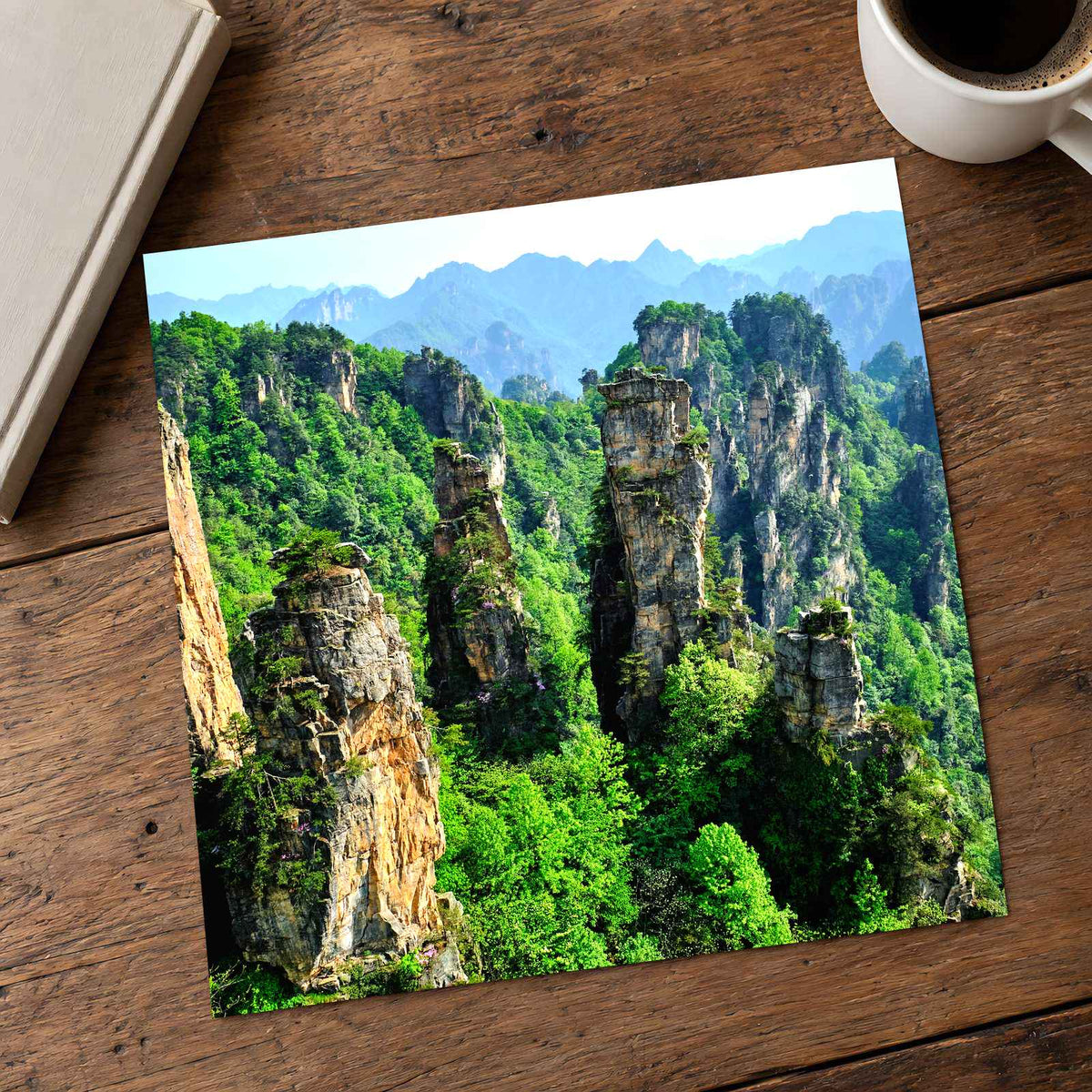 Zhangjiajie Stone Pillars in China Photo Print Wall Decor