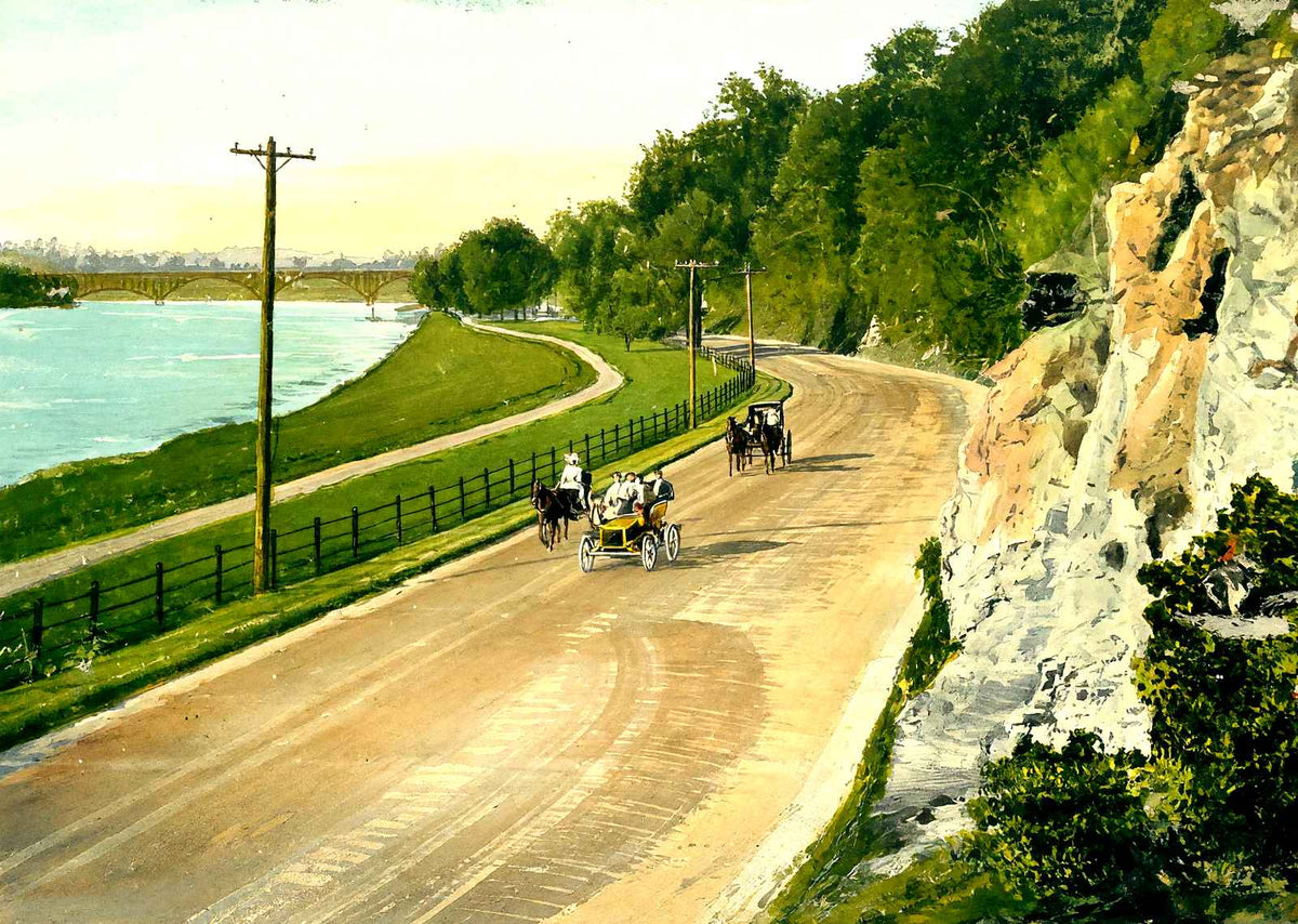 River Drive Fairmount Park, Philadelphia PA art print