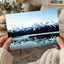 Snowy Mountain Range Reflected in Lake Photo Print Wall Decor