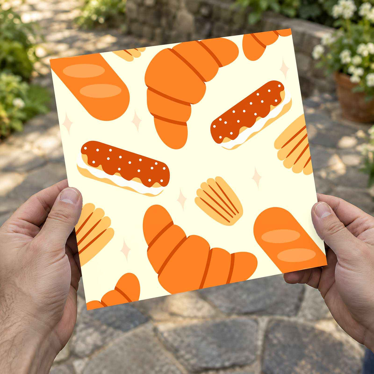 Breads and Pretzels by Doodis Creativelabs Art Print Wall Decor