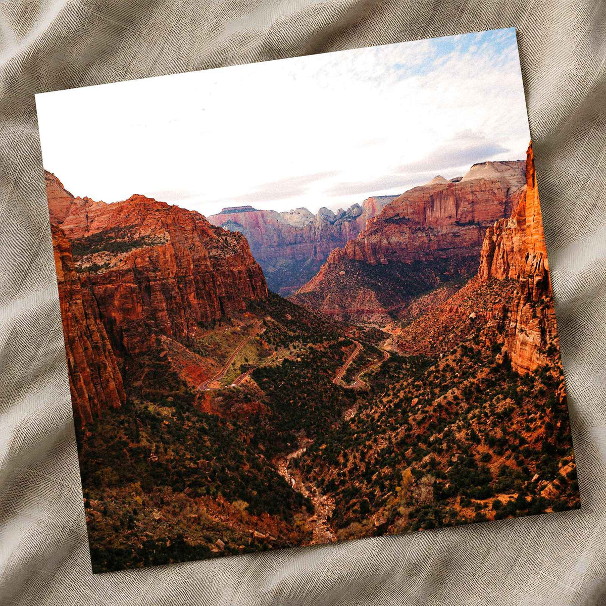 Zion National Park in Utah by Colin + Meg Photo Print Wall Decor