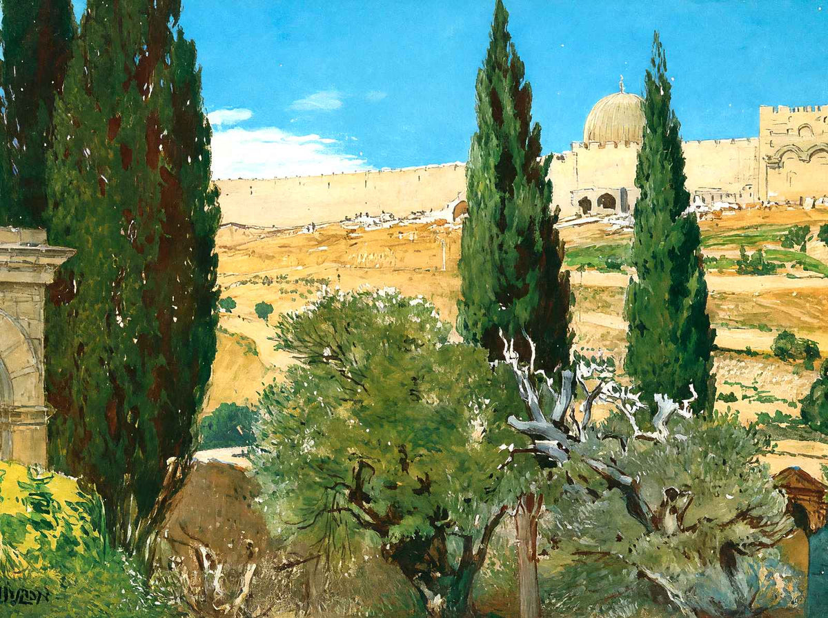 Garden of Gethsemane, Jerusalem art print