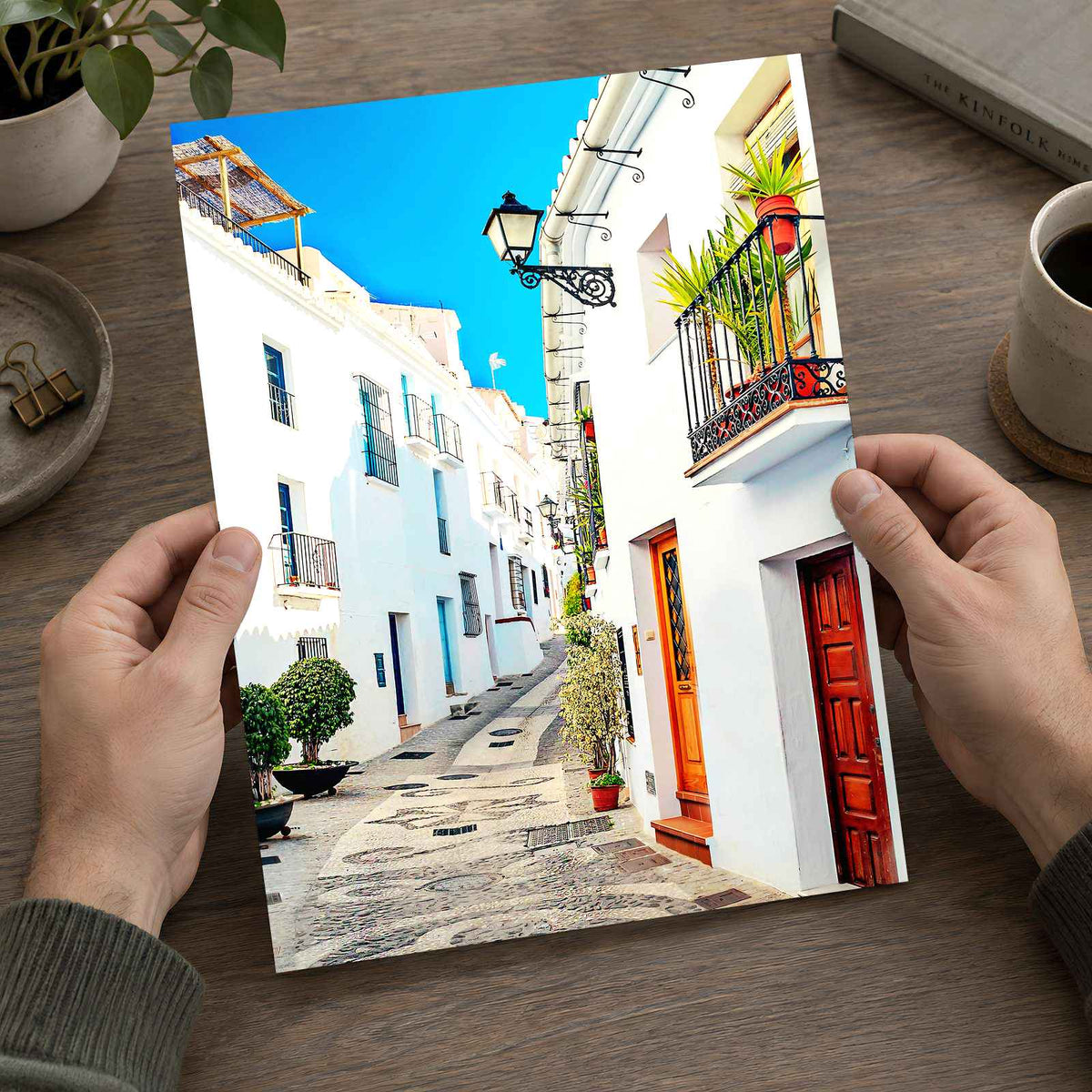 Village in Andalusia Called Frigiliana Photo Print Wall Decor