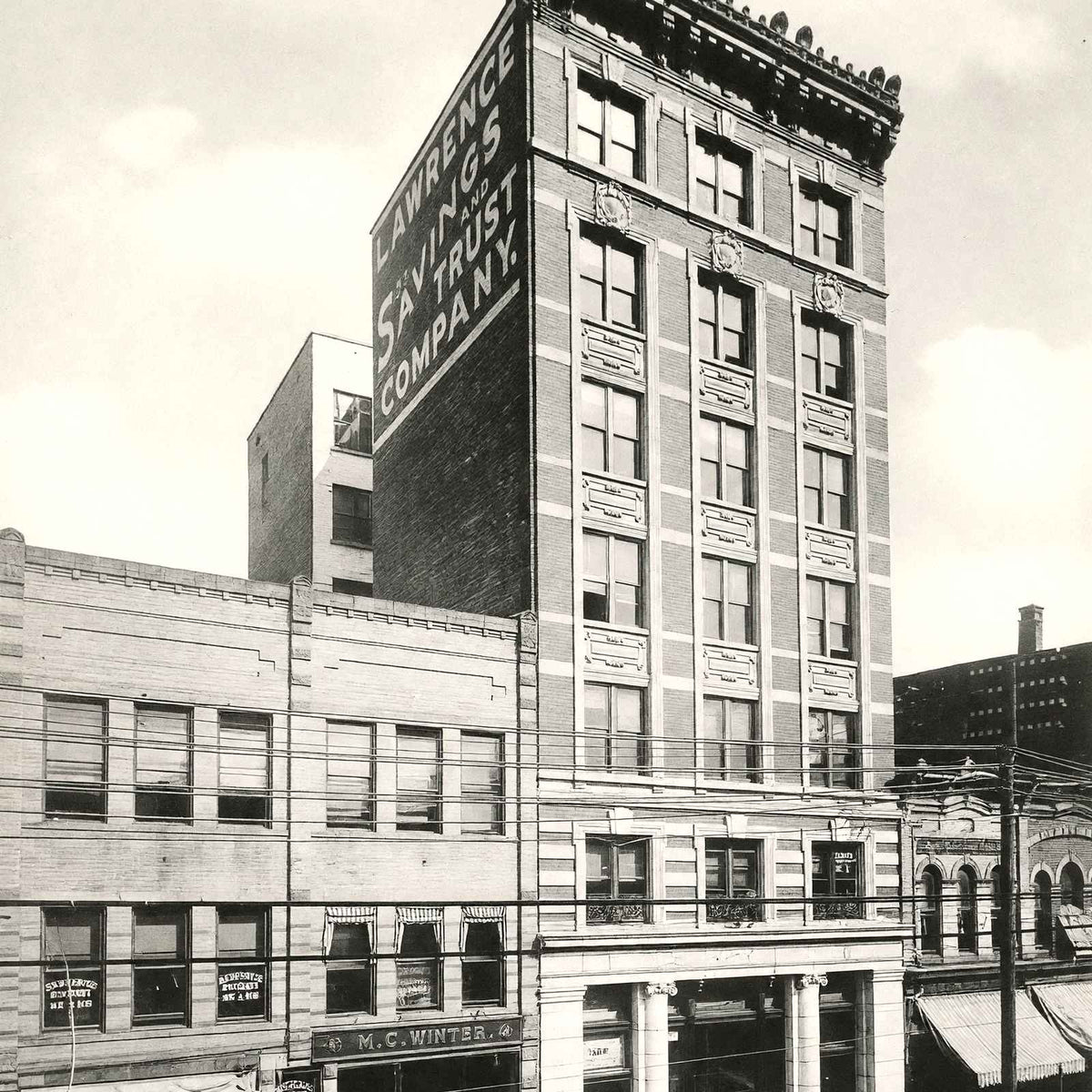 Lawrence Savings and Trust Co., New Castle PA vintage print