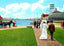 Lake Avenue & Wesley Lake, Asbury Park, NJ vintage print