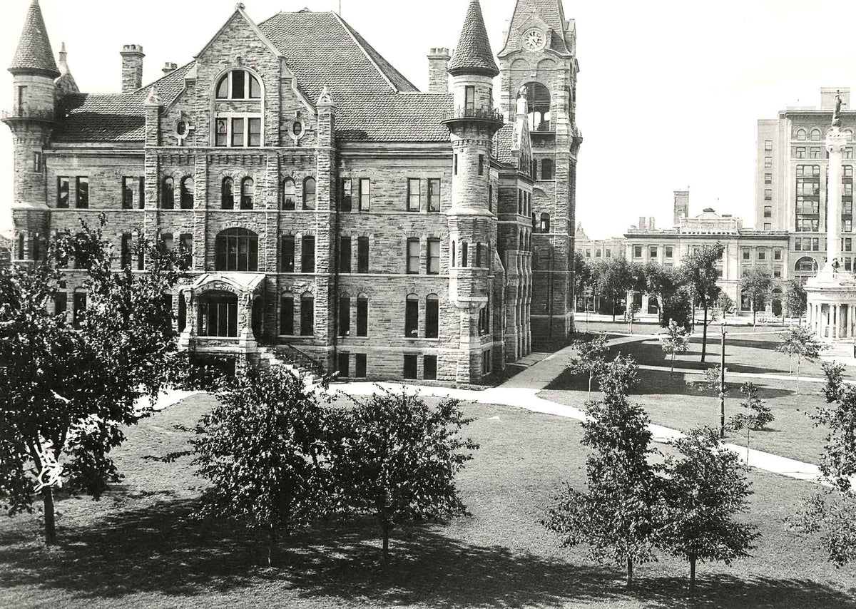 Court House, Scranton, PA in 1905 vintage photo print