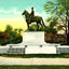 Forrest Monument, Memphis, TN in 1906 vintage print