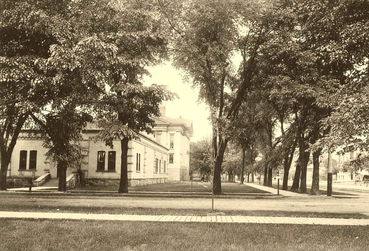 Historic Court House Green Bay WI in 1904 restored photo print