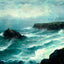 Portelet Bay, Jersey painting