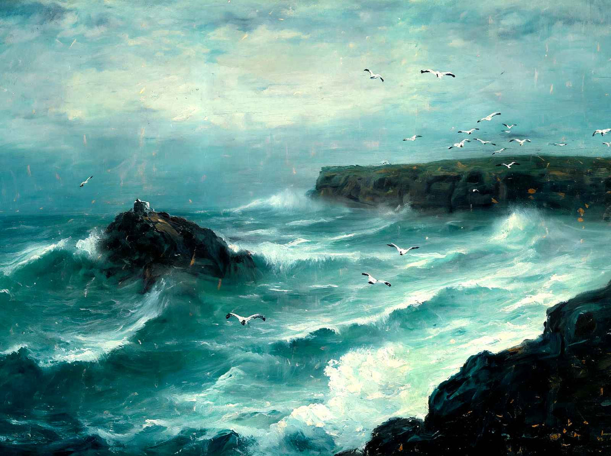 Portelet Bay, Jersey painting