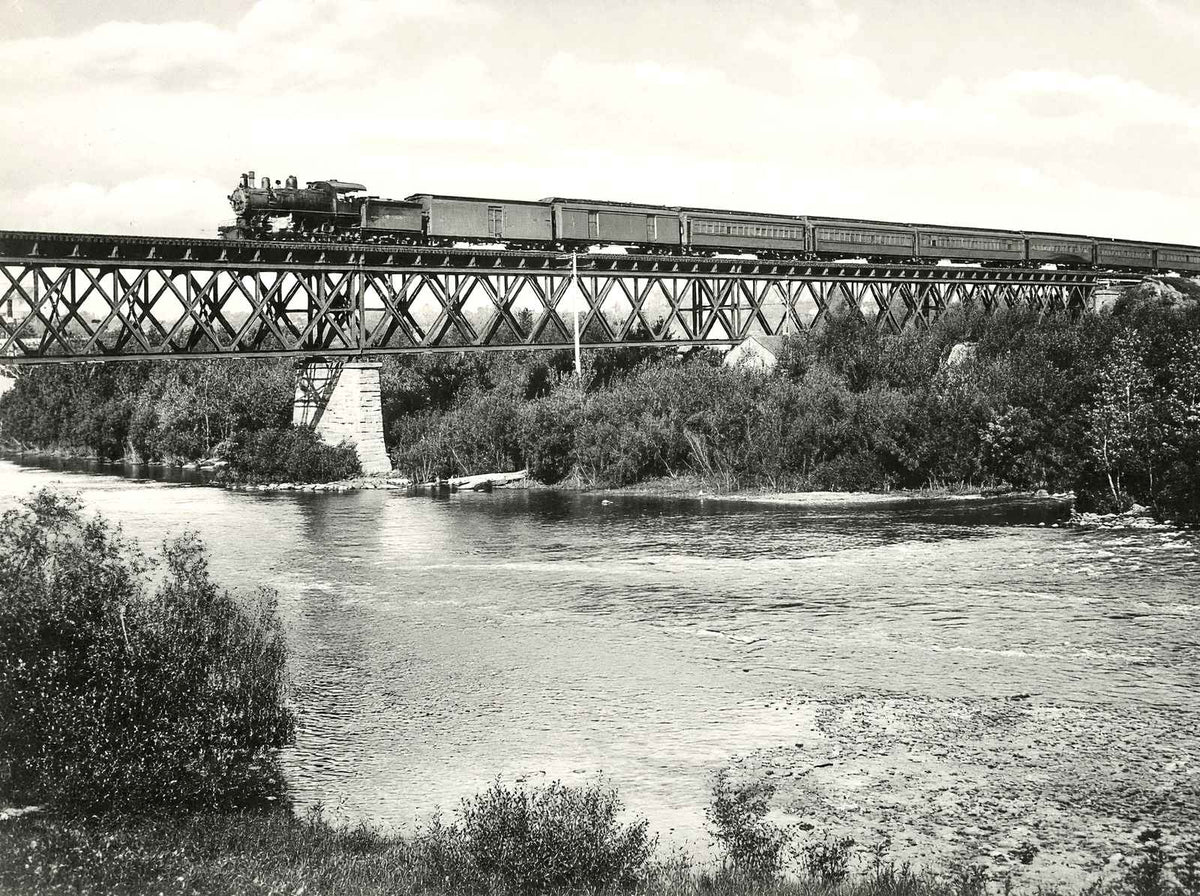 Rock River Railroad Bridge, Janesville WI photo print