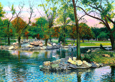 Allegheny Park, Allegheny PA in 1906 art print