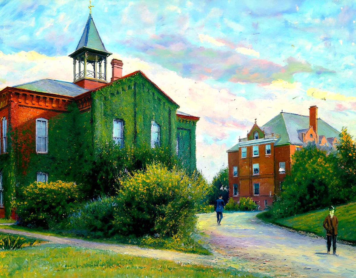 Morrill Building, UT Knoxville, TN in 1907 art print