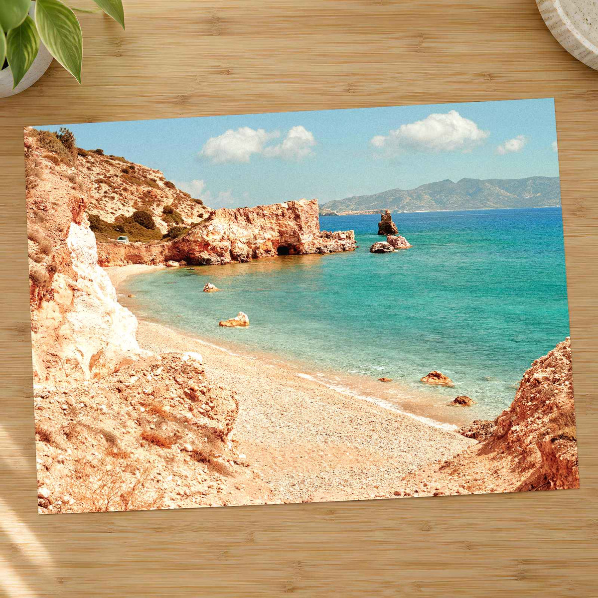 Rocky Beach, Mediterranean Sea by Roberta Sant'Anna Photo Print Wall Decor