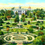 Belmont College, Nashville, TN in 1906 art print