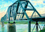 Memphis Bridge, Memphis, TN in 1906 painting
