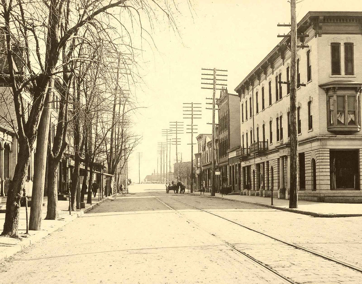 South Main Street, Phillipsburgh, NJ 1904 photo print