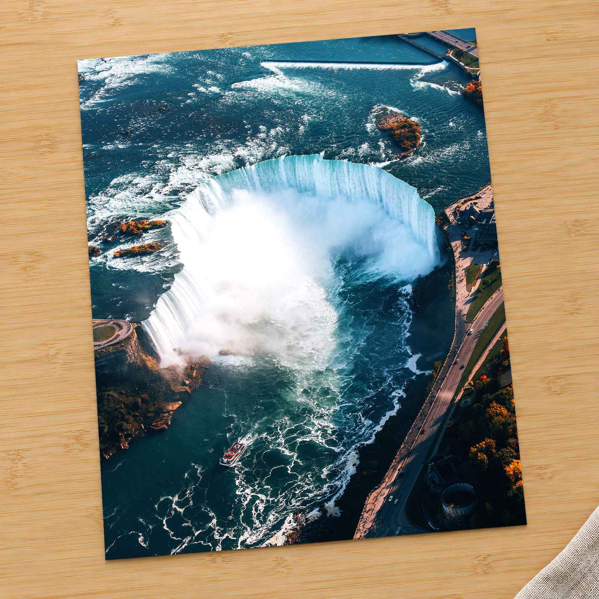 Niagara Falls from Above Photo Print Wall Decor
