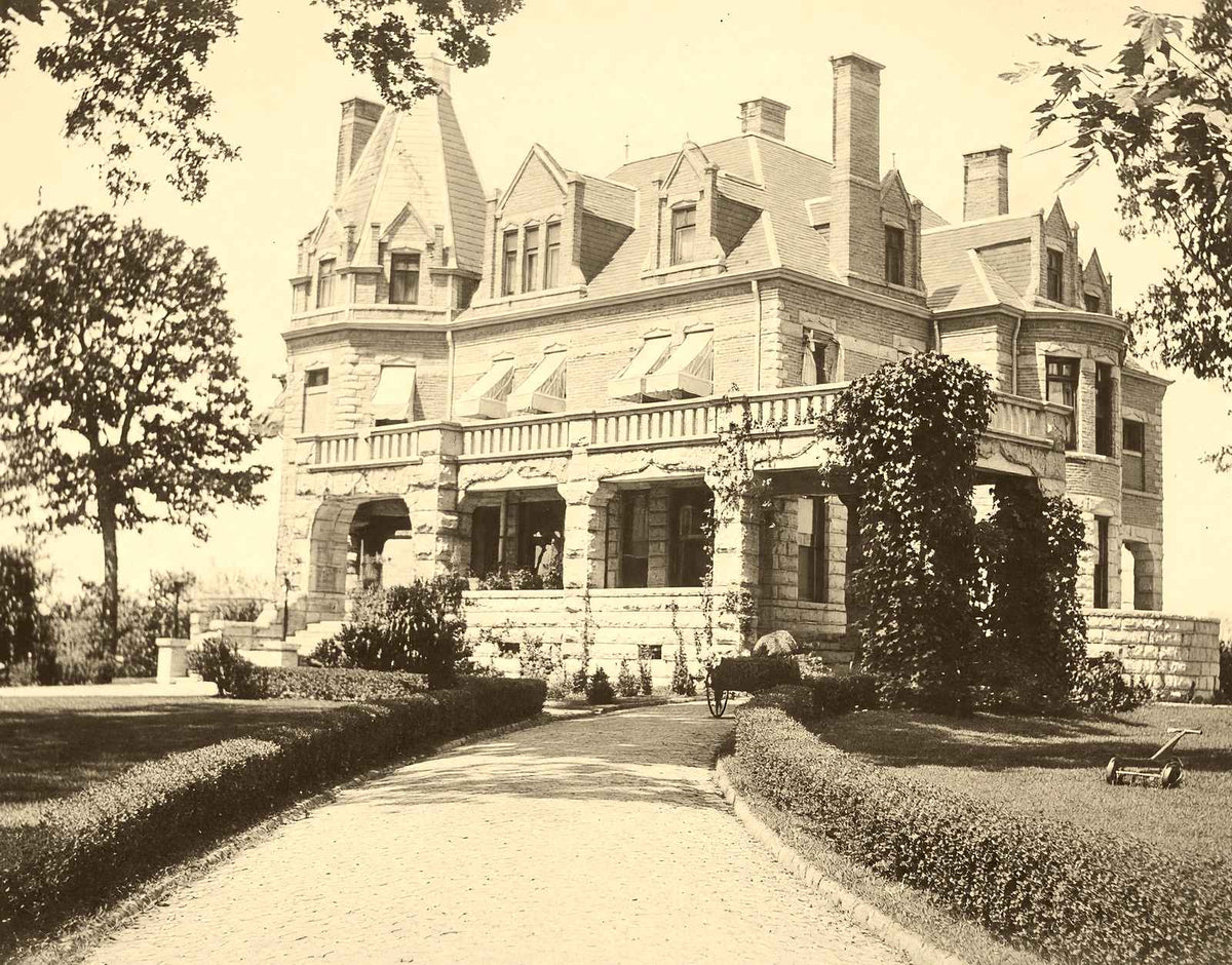 Historic Hambley Residence, Salisbury NC 1905 vintage print
