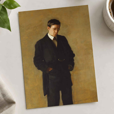 The Thinker: Portrait of Louis N. Kenton painting print by Thomas Eakins (1900)