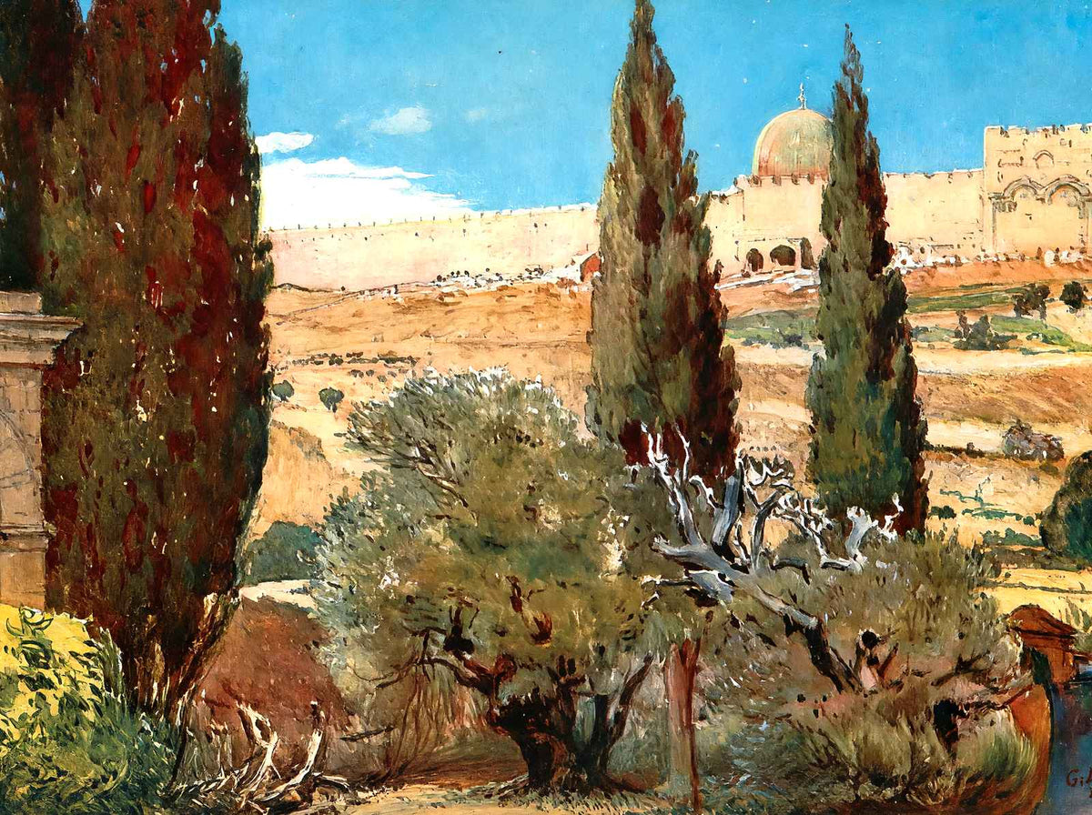 Garden of Gethsemane, Jerusalem art print