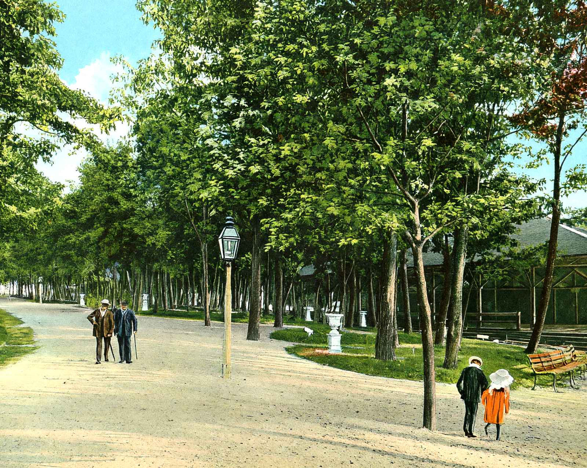 Pen Mar Park, Pen Mar PA in 1908 vintage print