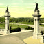 Highland Park Entrance, Pittsburgh PA in 1906 vintage print