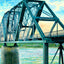 Memphis Bridge, Memphis, TN in 1906 painting