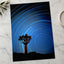 Joshua Tree with Spinning Stars Exposure Photo Print Wall Decor