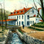Mineral Springs Park Hotel, Reading, PA 1907 art print