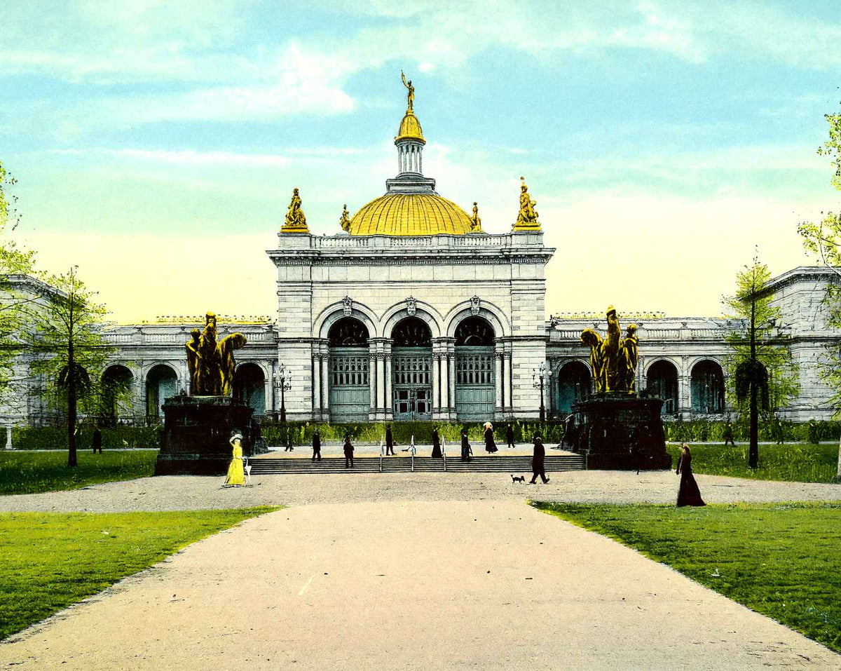 Memorial Hall Fairmount Park, Philadelphia PA vintage print
