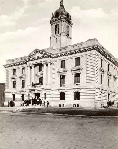 New Court House, Columbia TN in 1906 vintage photo print
