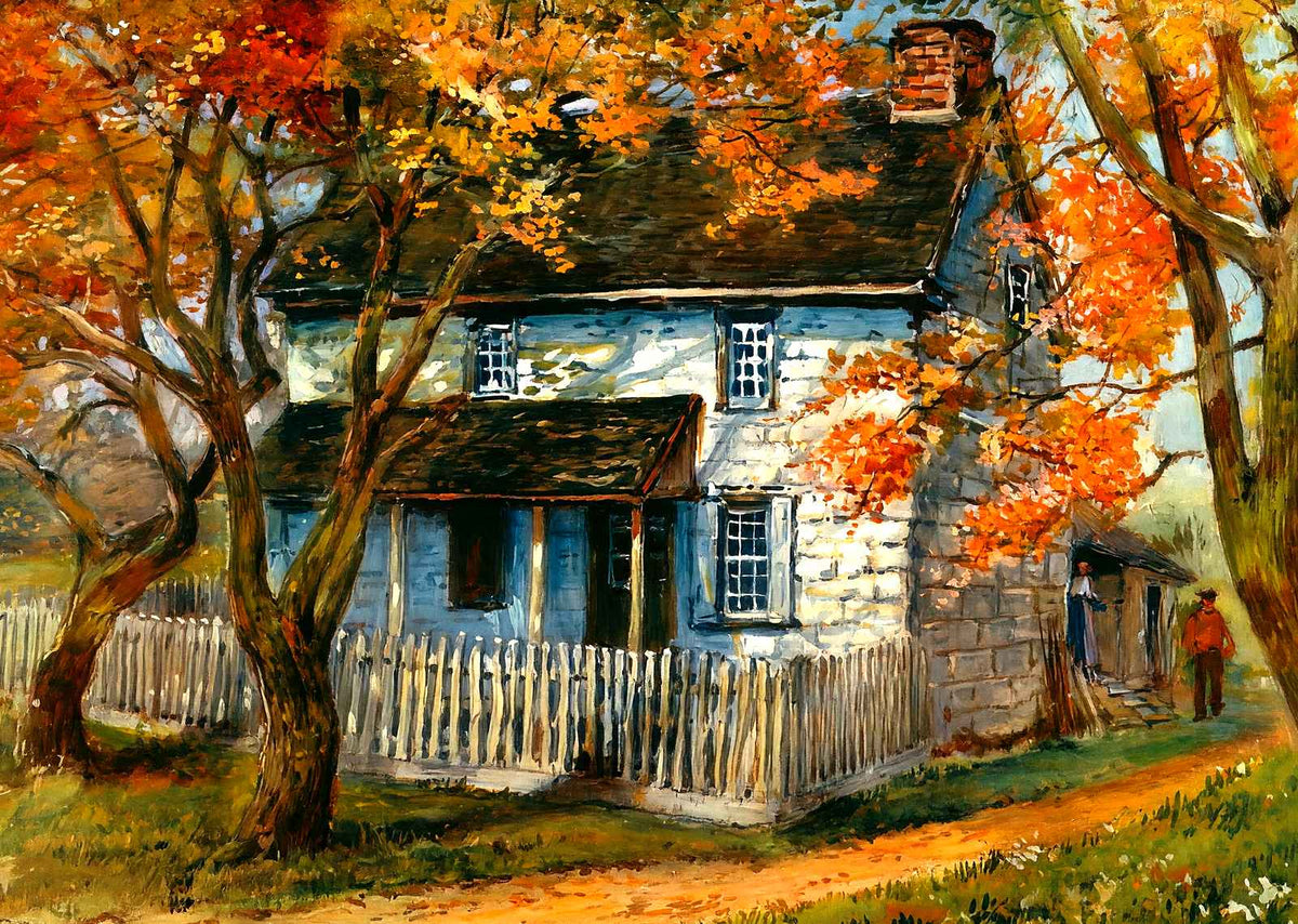 Cornwallis HQ, Valley Forge PA in 1907 art print