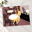 Woman Enjoying Coffee at Paris Cafe Art Print Wall Decor