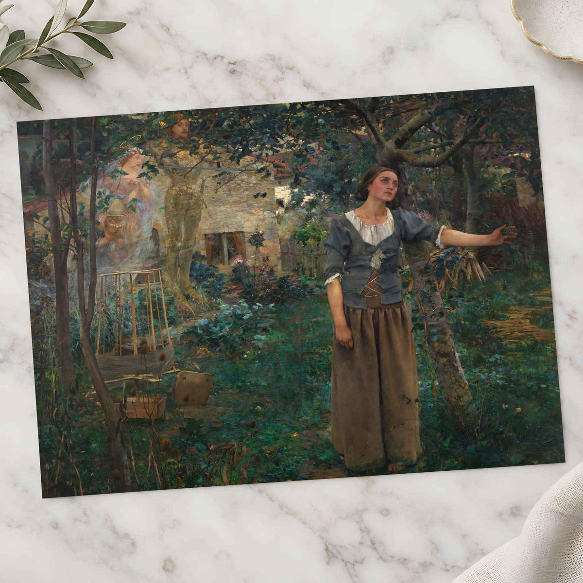Joan of Arc painting print by Jules Bastien-Lepage (1879)