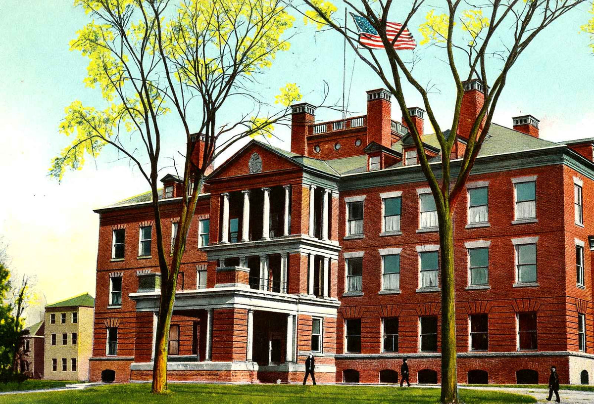 State Hospital, Harrisburg, PA 1907 vintage print