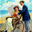 Taken by Surprise, Atlantic City, NJ in 1907 painting