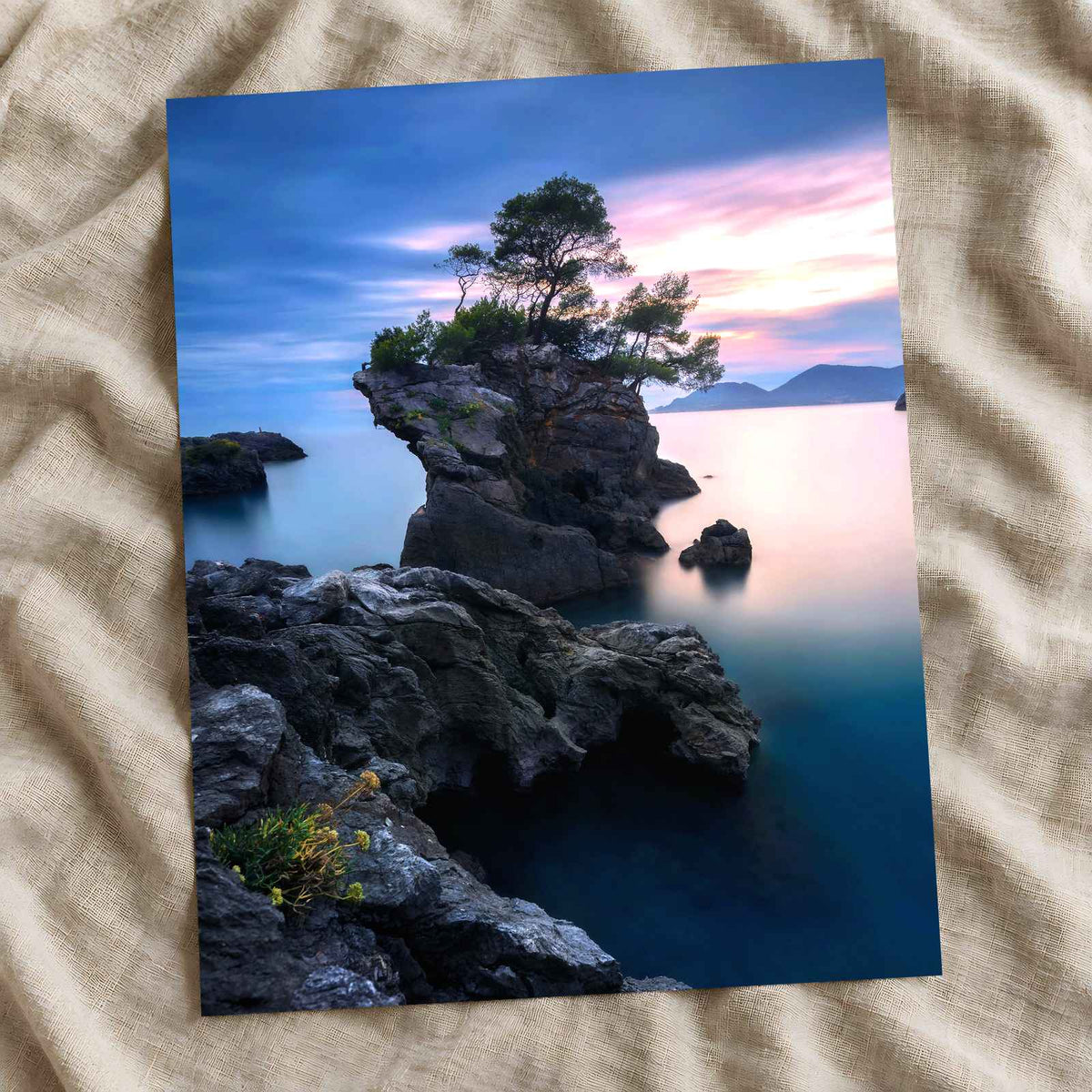 Water Surrounded by Rocks and Trees by Riccardo Cervia Photo Print Wall Decor