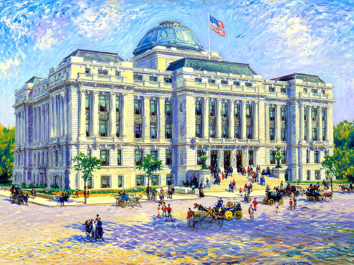 New City Hall, Newark, NJ in 1905 art print