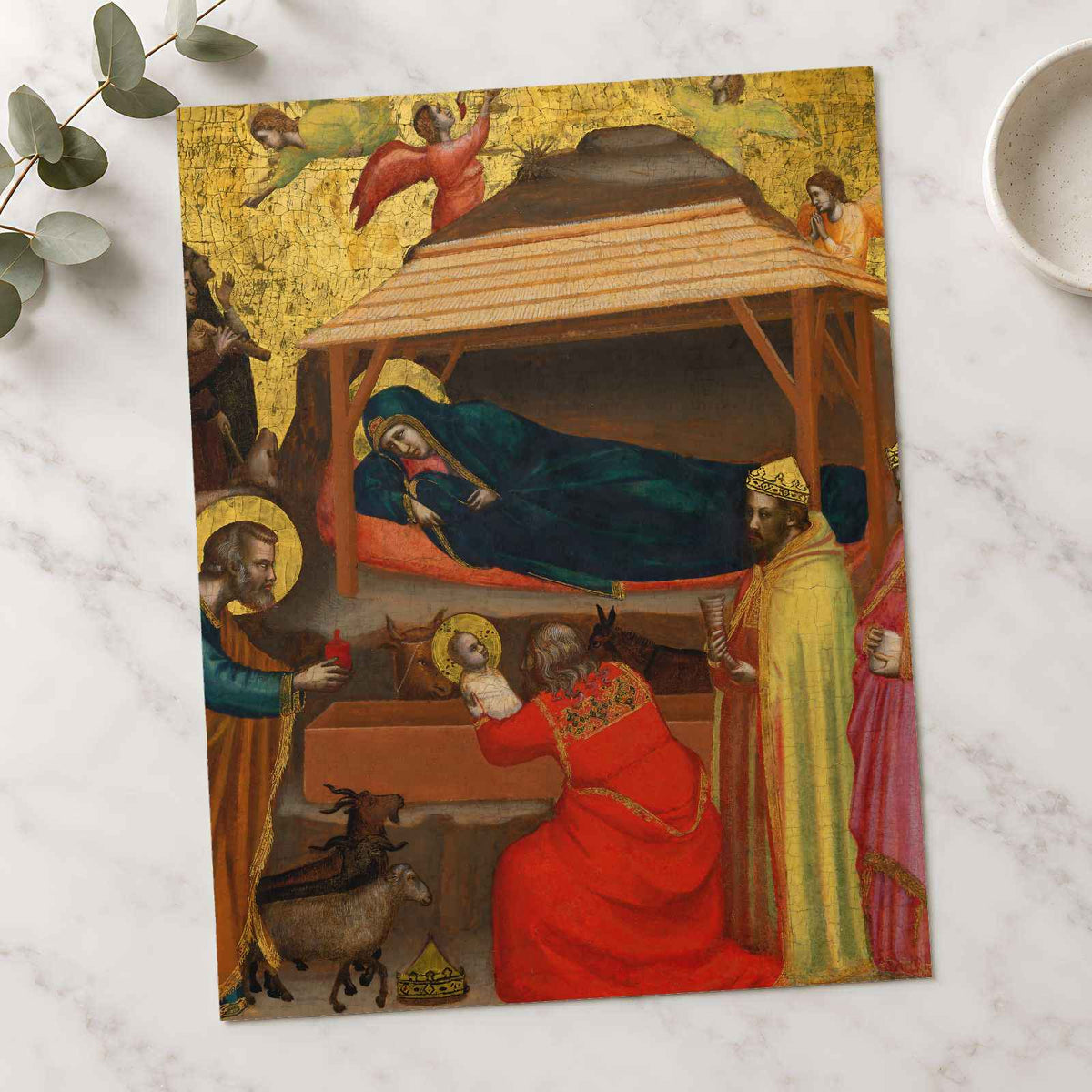 The Adoration of the Magi fine art print by Giotto di Bondone (1315)