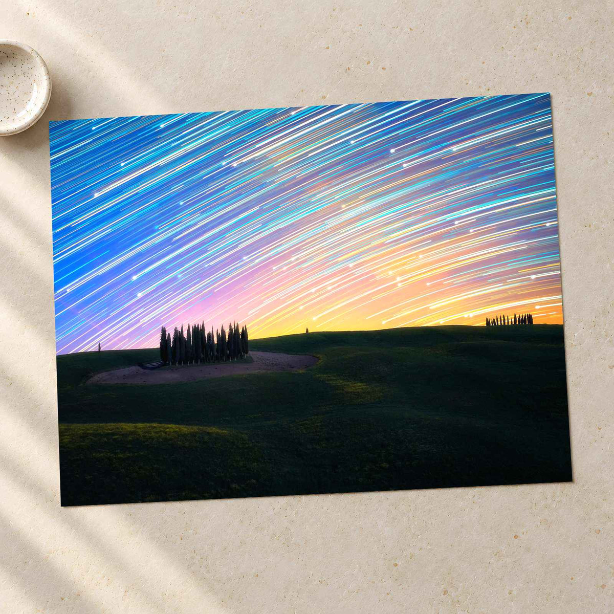 Pienza, Val d'Orcia, Tuscany Stars by Riccardo Cervia Photo Print Wall Decor