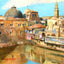 Pool of Hezekiah, Jerusalem in 1905 art print